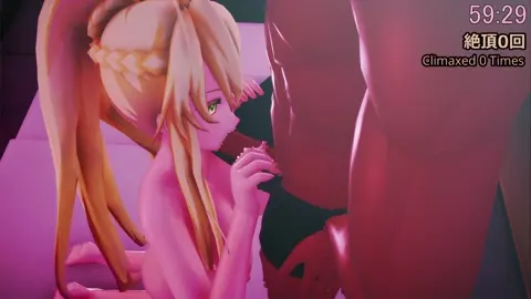 Artoria Sex game defeat (Eng Subs) - Poko