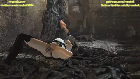 Miranda Lawson trapped and fucked hard by Xenomorphs