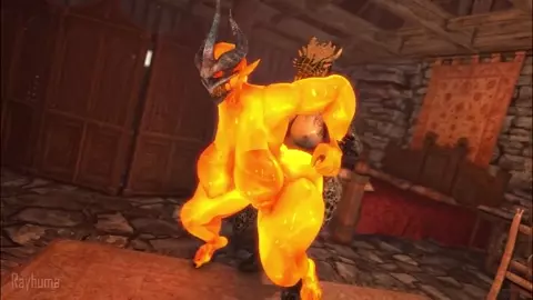 Flame atronach summoned