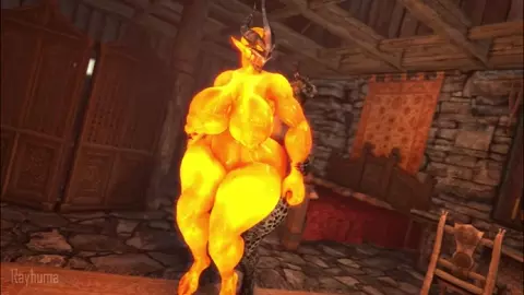 Flame atronach summoned