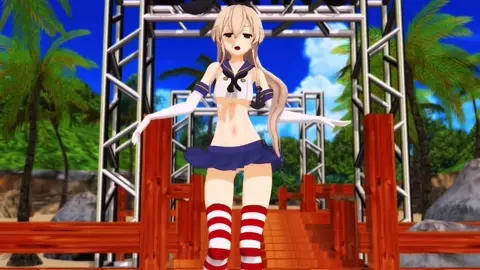 Shimakaze - Shake It (ver. 2) [MMD R18] raWfOdoG
