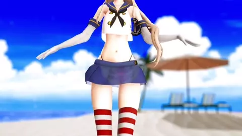 Shimakaze - Shake It [MMD R15] raWfOdoG