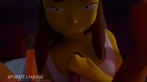 Laura Powers gives  Santas Little Helper a Handjob