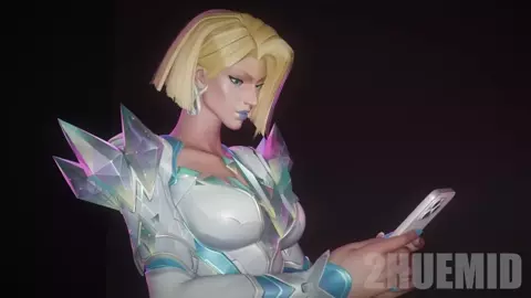 Emma Frost Visits the Studio