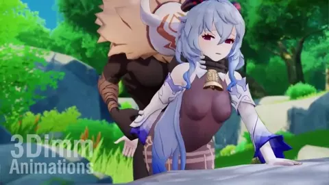 Genshin Impact Ganyu X Hilichurls Compilation