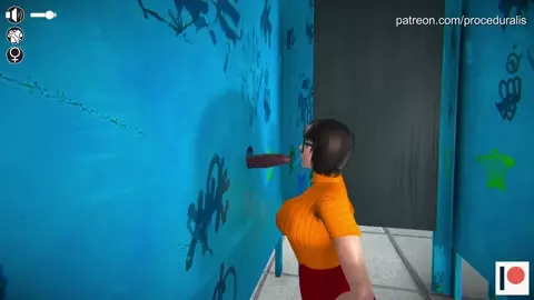 Velma sucks BBC in gloryhole (proceduralis)