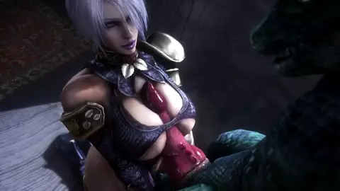 Ivy Valentine Lizard Clothed titfuck 2