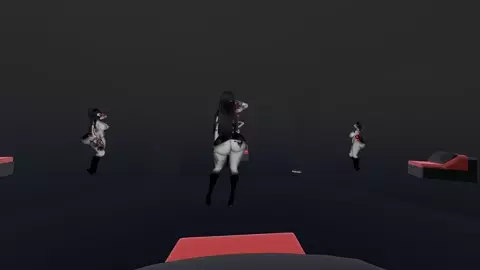 vrc goth girl nude dancing  vid