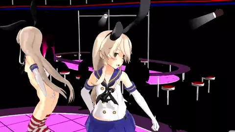 Shimakaze - Delusion [MMD R18] RubyMMD