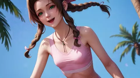 Tifa, Aerith & Yuffie's Cock Training Summer Camp [Voiced]
