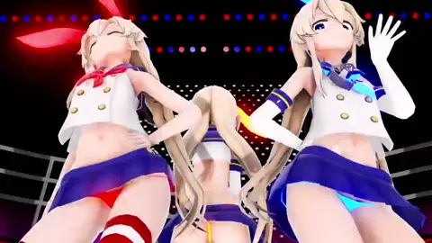 Shimakaze x3 - Gee [MMD R15] RubyMMD