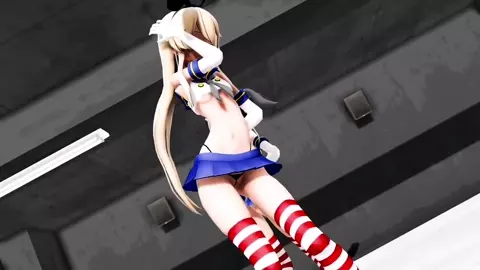 Shimakaze - Instillation Dance [MMD R15] RubyMMD