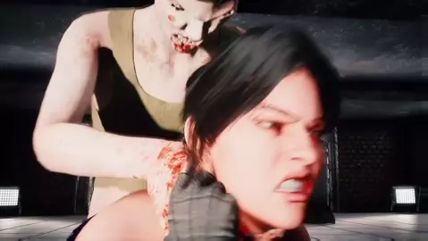 Woman vs Young Zombie