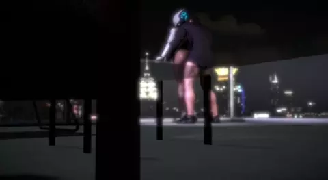 Haydee on the rooftop