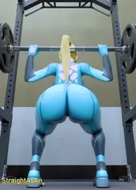 Samus Squat Lifting