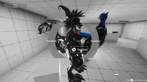Cock vore by @causticcrux
