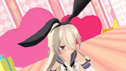 Shimakaze & Miku - World's End Dancehall [MMD R18] RubyMMD