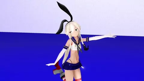 Shimakaze - Jump Up [MMD R18] RubyMMD