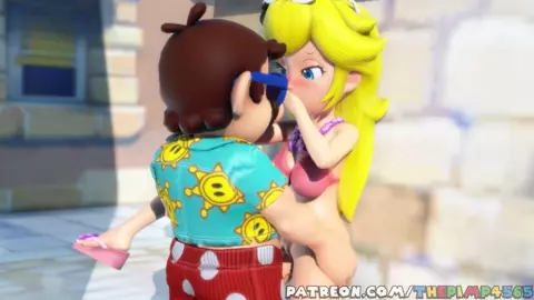 Mario X Peach Isle Delfino Secret Sex