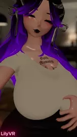 Goth mommy shows her breasts