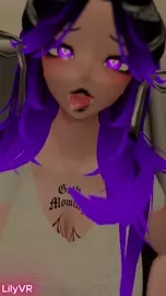 Goth mommy shows her breasts