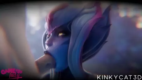 Evelynn sucking[kinkycat3d][4k 60fps]