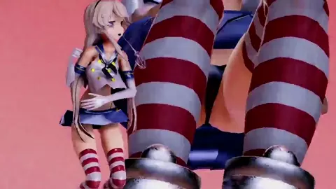 Shimakaze - I Love (Low View) [MMD R15] Norabito
