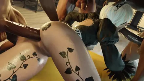 2B Foursome Spitroast [QoS Edit] (Futuruetist)