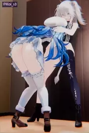 (sound) Lamy & Botan blowjob