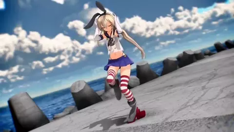 Shimakaze - Miracle [MMD R15] AAA