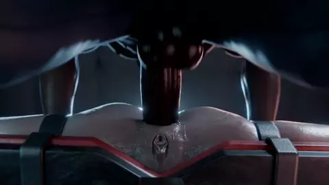 Harley getting punished