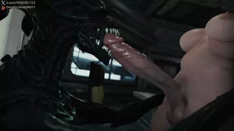 Xenomorph-Queen Deepthroat