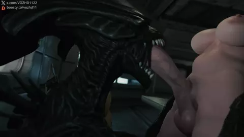 Xenomorph-Queen Deepthroat