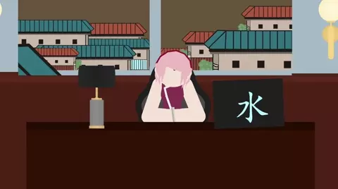 Himawari x Sakura blowjob