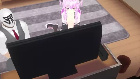 I can't beat you in the game, so I'll beat you in real life [WaruiSlimeDesu]