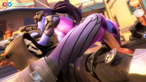 Widowmaker Riding Reaper's Cock (ToastedMW)