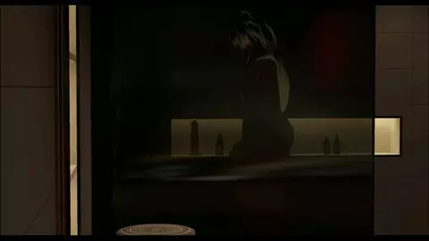 (Sound Fix) Deepthroating a dildo in the shower, then having fun on the couch