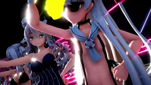 Shimakaze & Fleet Girls - Baila  (Squirting) [MMD R18] Ryoichi