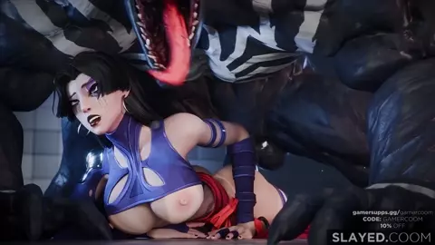 [Slayed] Psylocke+Emma (Sex only edit)