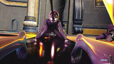 Dragon Necklace 4.3 - Black Latex Version [Shiny Moe]