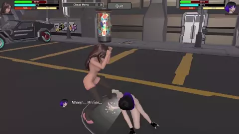 HRSL: Reina vs Skyla Street Fight