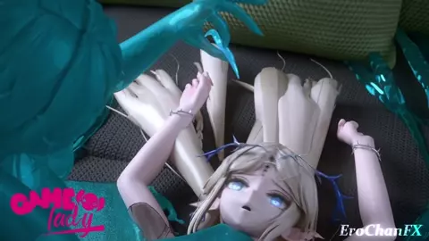 Slimegirl toying with wuwa Cartethyia