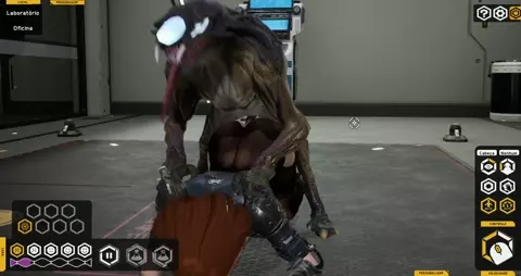 Alet red hair with alien dog