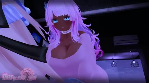 Tall pink hair Futa fucks small pink hair bimbo in her dreams | AFF S3E6