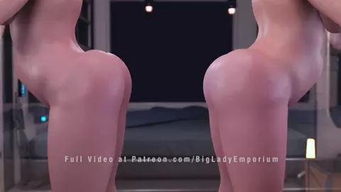 Expanding Assets - Weight Gain Ass Expansion Animation