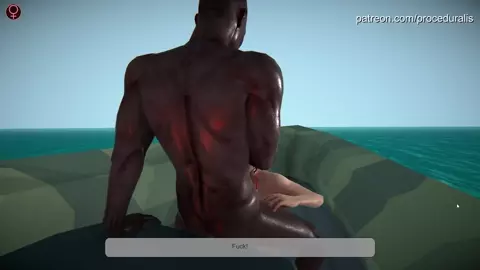 Lara in her boat (proceduralis)