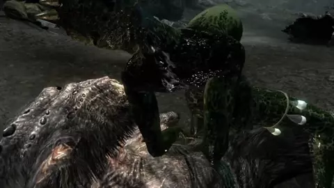 Spunk bubble swimming in jizz