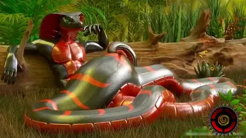 Cobra Naga Vores Bunny Anthro (Oral Vore)