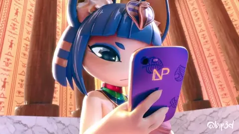 Spoiled kitty. [Bip3D]