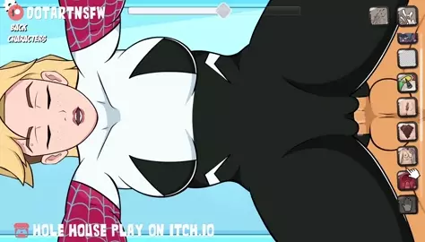 Gwen Stacy Full Creampie Compilation Multiple Scenes - Hole House Game